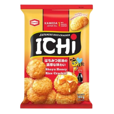 Ichi Japan Rice Cracker Honey 100g x 20 Bags
