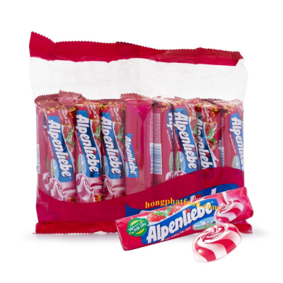Alpenliebe Strawberry 32g x 16 Rolls x 24 Pouches