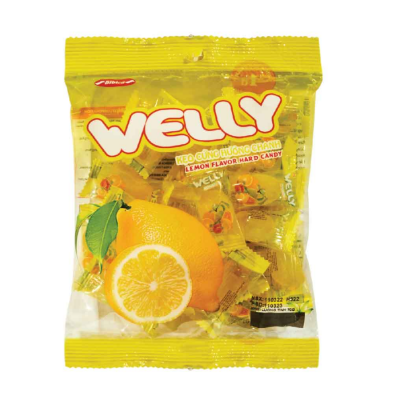 Bibica Welly Lemon Candy 70g x 100 Bags