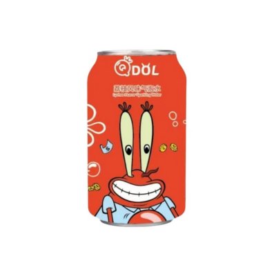 Qdol Spongesbob Lychee Flavor Soda 330ml
