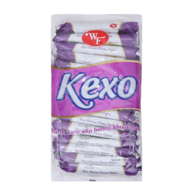 KEXO Taro Cream Wafer 145g x 32 Bags