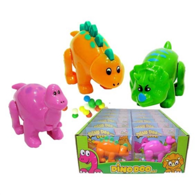 Kidsmania Dino Doo Mini Candy Dispenser 9g x 12Pcs x 12 Boxes