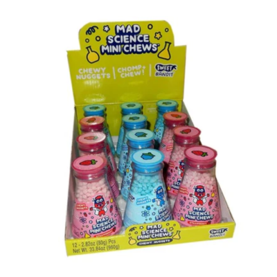Kidsmania Mad Science Mini Chews 80g x 12Pcs x 12 Boxes