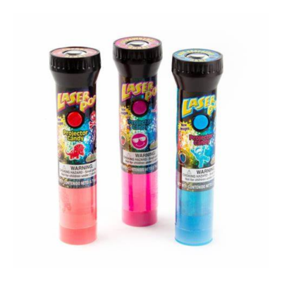 Kidsmania Laser Pop Projector Candy Lollipop 20g x 12Pcs x 12 Boxes