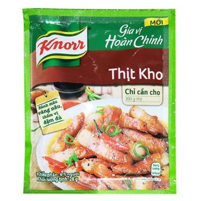KNORR Seasoning Salt Pork Stew with sauce 28g x 6 Sachects x 10 Sheets
