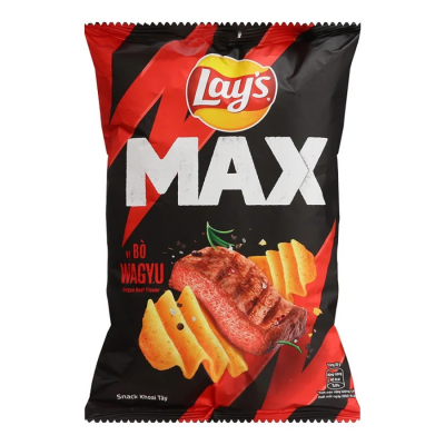 Lay's Max Wagyu Beef Snack  75g x 40 Bags