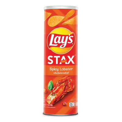 Lay's Stax Spicy Lobster Potato Chips 100g x 16 Cans