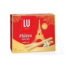 Lu Vanilla Wafer Roll 97.5g (19.5g x 5 Pack) x 24 Box