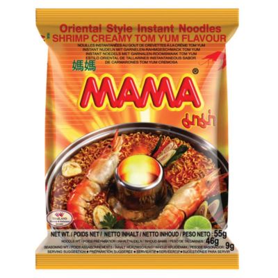 MaMa Instant Noodles Shrimp Creamy Tom Yum Flavour 90g x 24 Bags x 6 Boxes