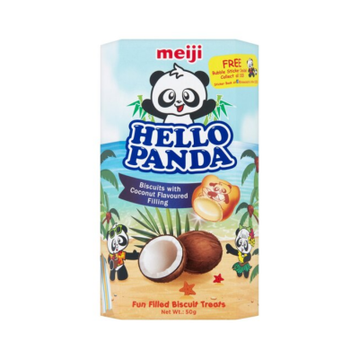Meiji Hello Panda Coconut Biscuits 50g x 80 Boxes