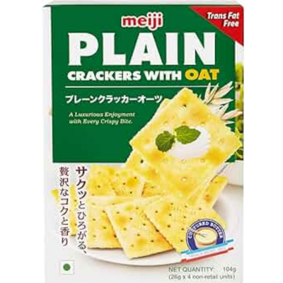 Meiji Plain Cracker With Oat 52g x 40 Boxes