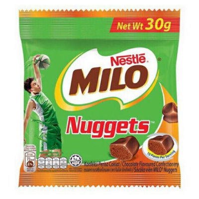 Milo Nugget Chocolate 25g x 30 Bags