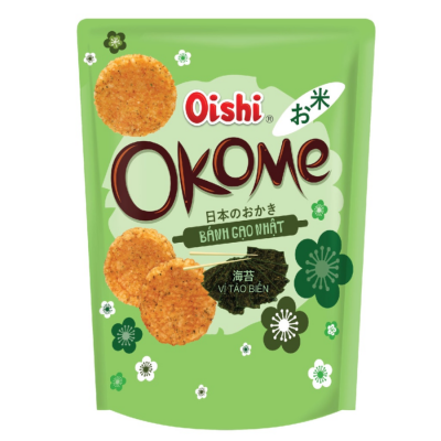 Oishi Seaweed Japanese Rice Snack 100g x 20 Bags