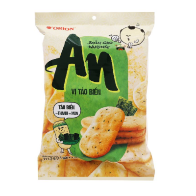 Orion An Rice Cracker Seaweed 111.3 (14 pcs) x 20 Bags