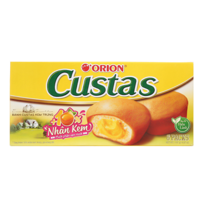 Orion Custas Cream Egg 23g x 6 Pcs x 16 Boxes