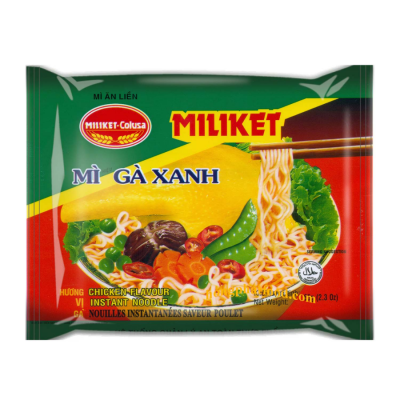 Miliket Chicken (Green) Noodle 65g x 30 Bags