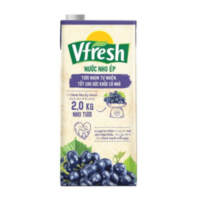 VFresh Grapes Juice Drink 1L X 12 Boxes