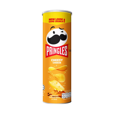 Pringles Potato Crisps Cheesy Cheese 134gr x 12 pcs