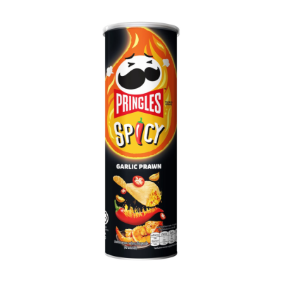 Pringles Potato Crisps Spicy Garlic Prawn 97gr x 12 pcs