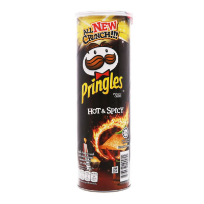 Pringles Potatoes Chips Hot & Spicy 107g x 12 Cans