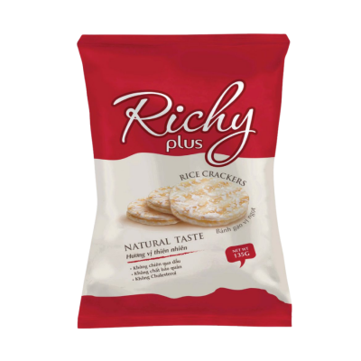 Richy Plus Rice Crackers 135g x 20 Bag