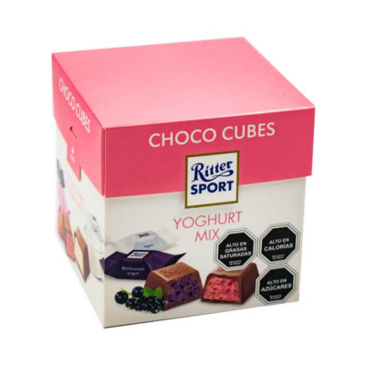 Ritter Sport Choco Cubes Yogurt Mix 176g x 8 Boxes