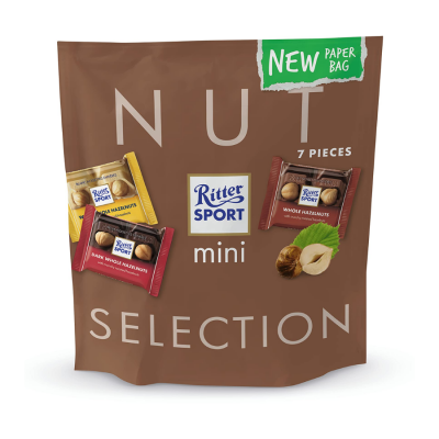 Ritter Sport Mini Pouch Nut Selection 116g x 10 Pouchs