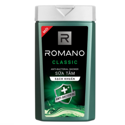 Romano Classic Antibacterial Body Shower 180g x 24 Bottle