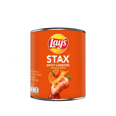Lay's Stax Spicy Lobster Potato Chips 40g VN x 24 Cans
