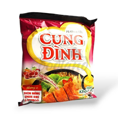 Cung Dinh Sparerib With Bamboo Shoots Instant Noodle 79g x 30 bags