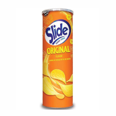 Slide Potato Crisps Original 90g x 14 Cans