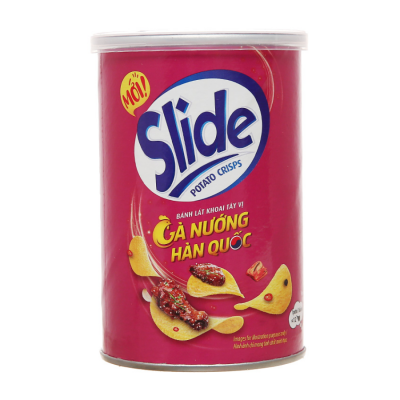 Slide Potato Crisps Korean Chicken 75g x 28 Cans