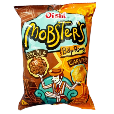 Oishi Mobster's Chocolate Cheesee Popcorn 75g x 12 Bags