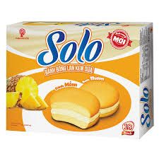 Solo Pineapple Cream Soft Cake 252g x 12 Box