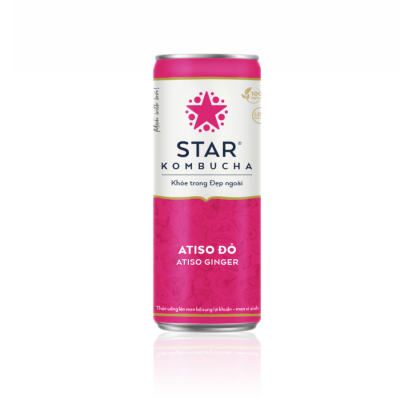 Star Kombucha Atiso Ginger 250ml x 12 Bottles