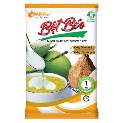 Tai Ky Tapioca Starch With Coconut Flavor (Yellow) 1kg x  10 Bag