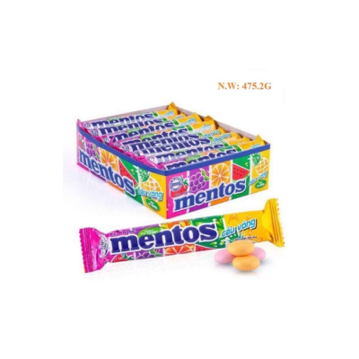 Mentos Rainbow 475.2g ( 29.7g x 16 rolls) x 24 boxes