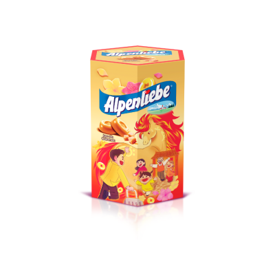 Alpenliebe Hexagon Box – Caramel Flavor 101.5g