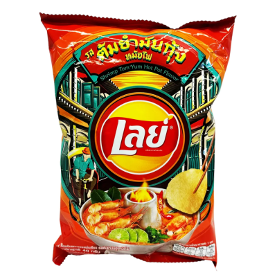 Lay's Tom Yum Hot Pot Flavor 88g x 40 Bags