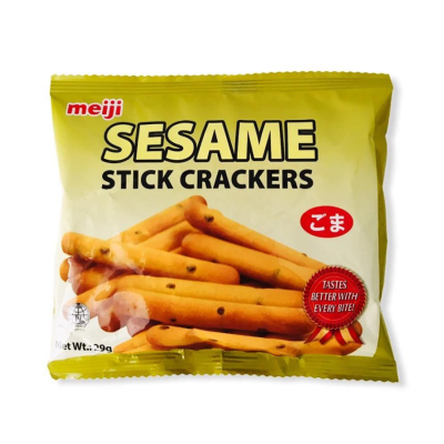 Meiji Sesame Stick Crackers 29g x 24 Pack x 6 Boxes