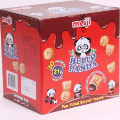 Meiji Hello Panda Chocolate Mini Biscuit  21g x 30 Bagx 12 Boxes