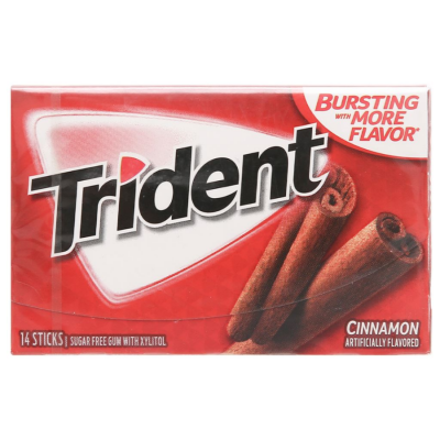 Trident Sugar Free Cinnamon 28S 50.4g