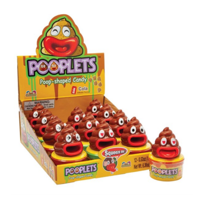 Kidsmania Pooplets Poop Emoji With Dextrose Candy 15g x 12Pcs x 12 Boxes