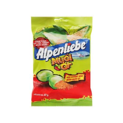 Alpenliebe Salted Dry Apricot Flavor with Chili Salt 417.6g x 24 Bags