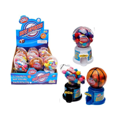 Kidsmania Dubble Bubble Hot Sports Gumballs 40g x 12Pcs x 12 Boxes