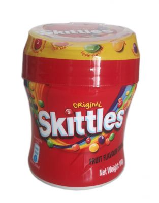 Wrigley Original Candy Skittles Assorted Fruit 100g Jar