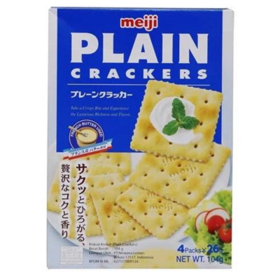 Meiji Plain with Oat Cracker 10g x 5 Box x 8 Blocks