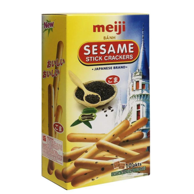 Meiji Sesame Stick Crackers 290g x 10 Boxes
