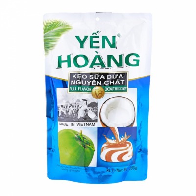 Yen Hoang Crispy Coconut Milk Candy 200g x 40 Bags