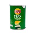Lay's Stax Sour Cream Onion Potato Chips  - Halal 42g x 24 Cans